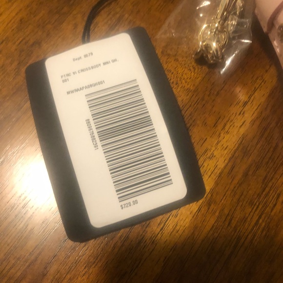 NWT $720 MCM Mini Patricia Round Crossbody Bag in Visetos in Powder Pink! - Picture 11 of 14